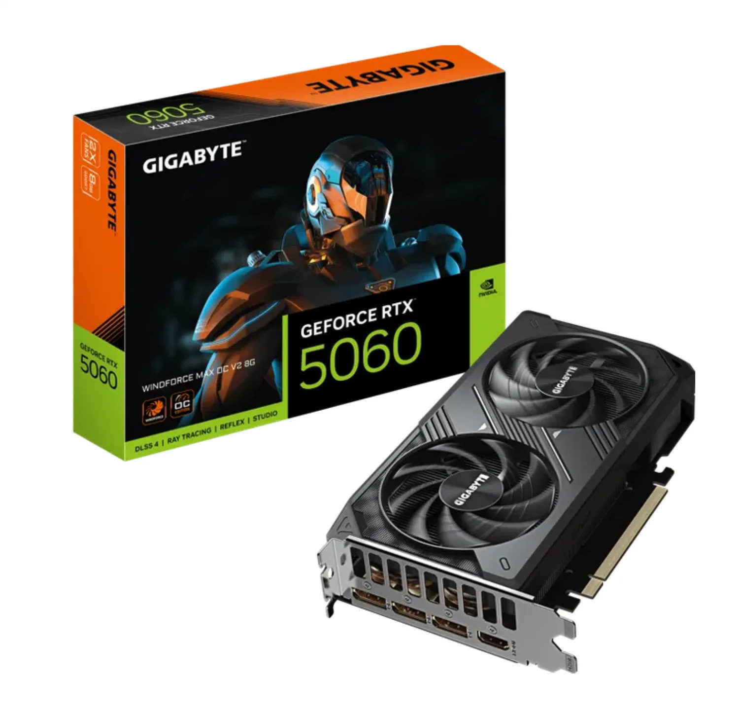 Placa de Video Gigabyte RTX 5060 WF2 Max OC V2 8G — foto 6