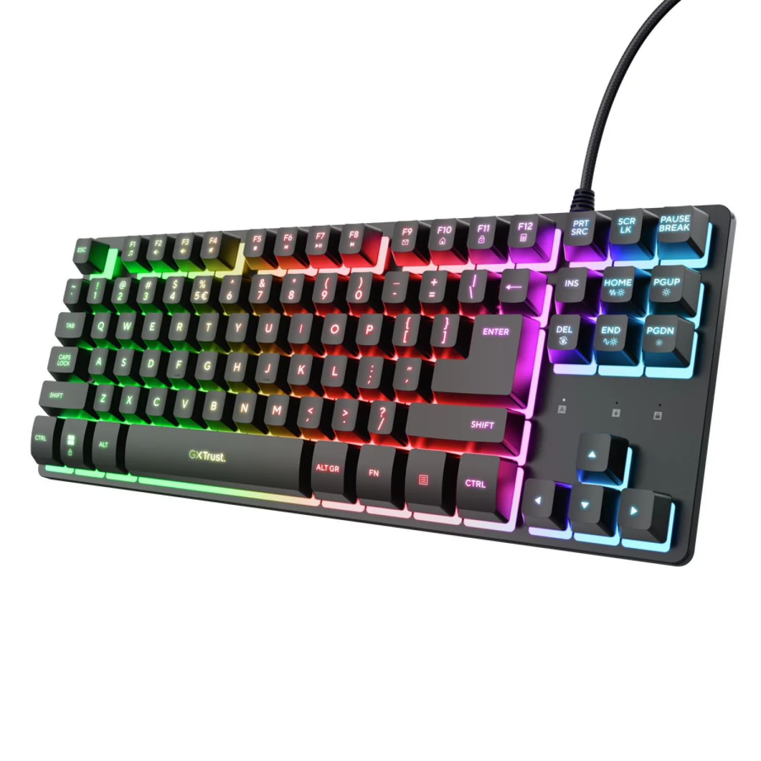 Teclado Trust Thado Tkl Black Es Gxt833 — foto 1