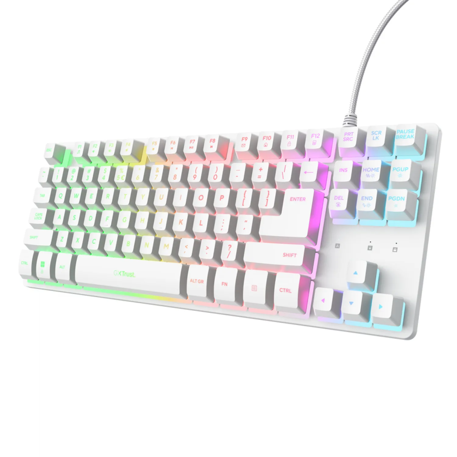 Teclado Trust Thado Tkl White Es Gxt833 — foto 1