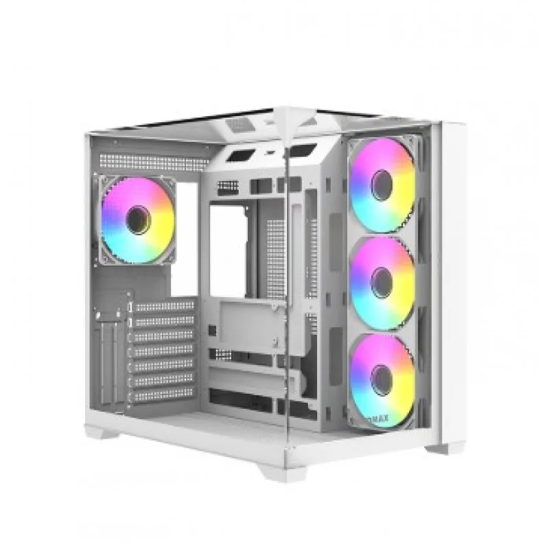 Gabinete Gamer Raidmax Infinita I620 Fishtank Argb Glass White — foto 9