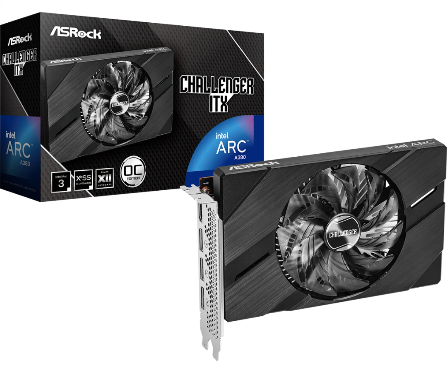 PLACA DE VIDEO ASROCK INTEL ARC A380 6GB CHALLENGER — foto 12