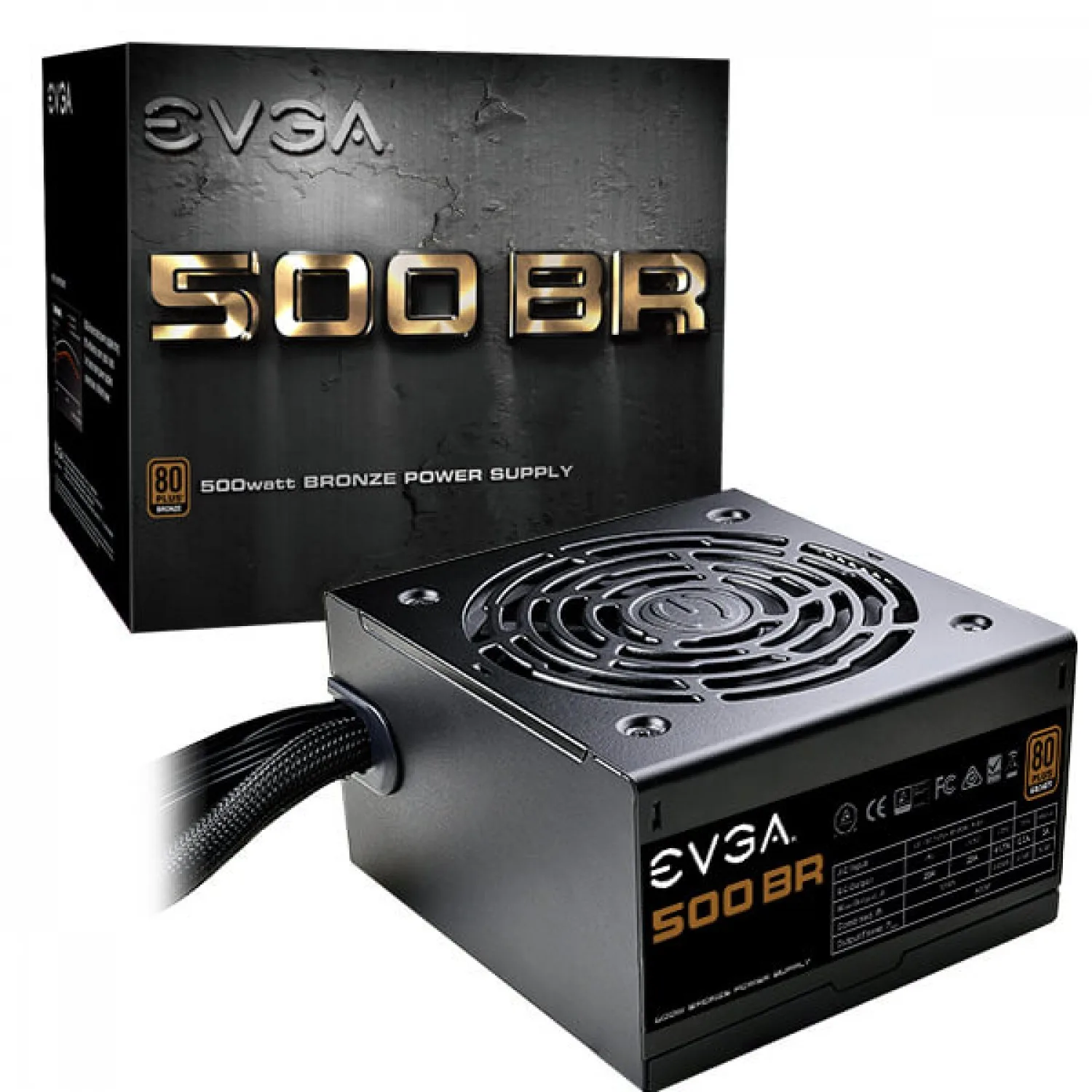 FUENTE GAMER EVGA 500W BR 80 BRONZE
